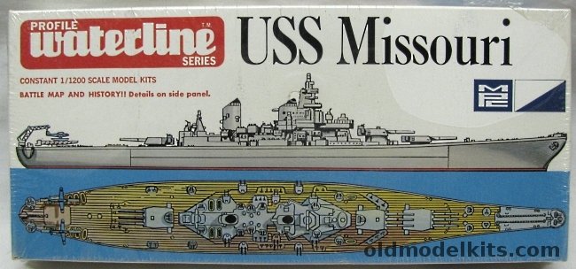 MPC 1/1200 USS Missouri Battleship - Profile Waterline Series, 2-4002-110 plastic model kit